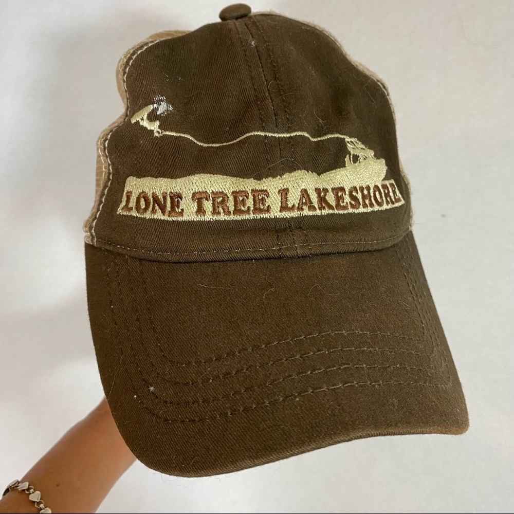 Hitwear Lone Tree Lakeshore Cap Snap Back Long Bill Mesh brown